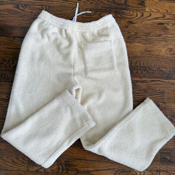 Backcountry GOAT Fleece Joggers Small Cream Sweatpants Women’s Soft Cozy Lounge - Picture 5 of 8